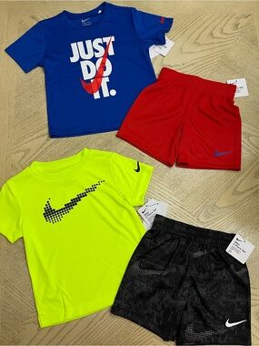 *BUNDLE* Boys Nike Short Sleeve Tees & Shorts Size 3T